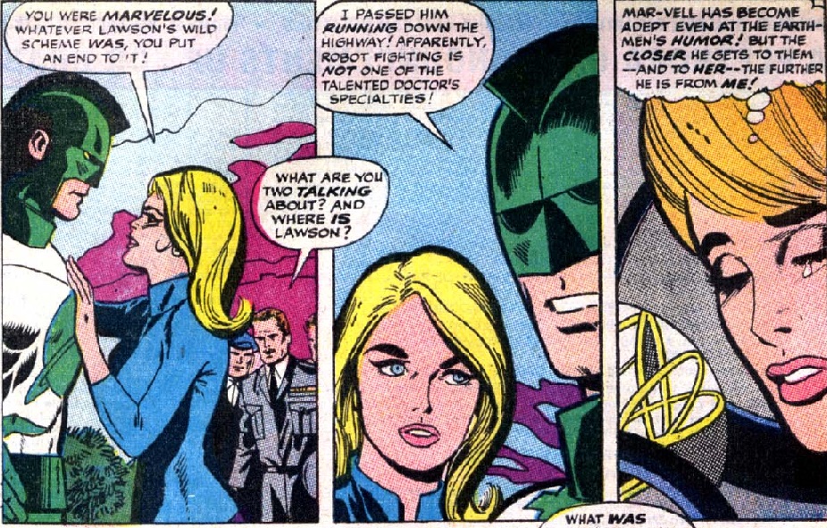 Captain Marvel and Carol Danvers after his victory.jpg